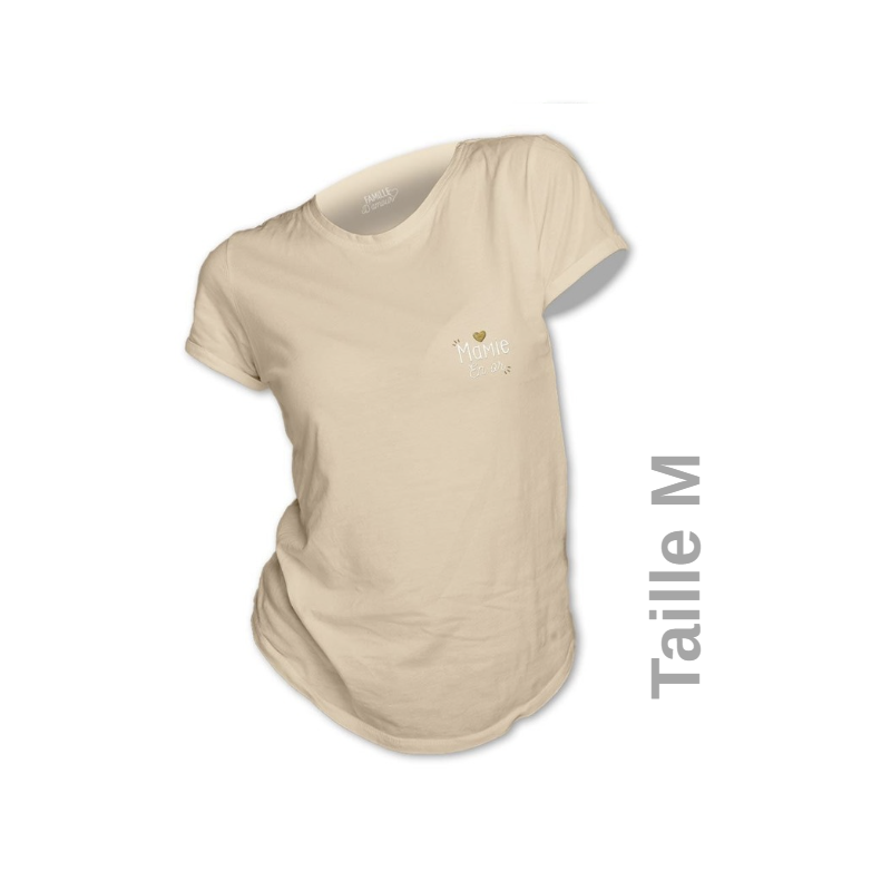 T-SHIRT - MAMIE EN OR - TAILLE M