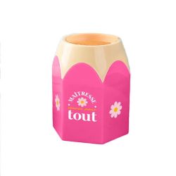 POT À CRAYONS FORME CRAYON - MAÎTRESSE MERCI POUR TOUT