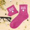 CHAUSSETTES À PAILLETTES - MEILLEURE MAÎTRESSE