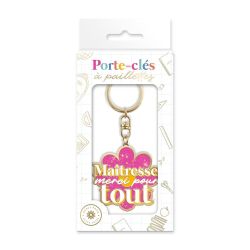 PORTE-CLÉS - MAÎTRESSE, MERCI POUR TOUT
