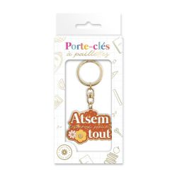 PORTE-CLÉS - ATSEM MERCI POUR TOUT