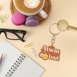 PORTE-CLÉS - ATSEM MERCI POUR TOUT