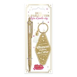 DUO PAILLETTES PORTE-CLES...
