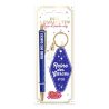 DUO PAILLETTES PORTE-CLES MOTEL ET STYLO - GARCE