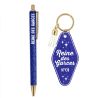 DUO PAILLETTES PORTE-CLES MOTEL ET STYLO - GARCE