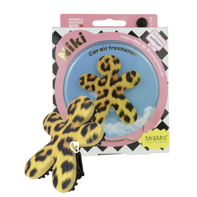 NIKI BOX - BROWN ANIMALIER - VANILLA et PATCHOULI - MR et MRS FRAGRANCE