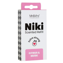 Recharge parfum de voiture NIKI - CITRUS et MUSK - MR & MRS FRAGRANCE
