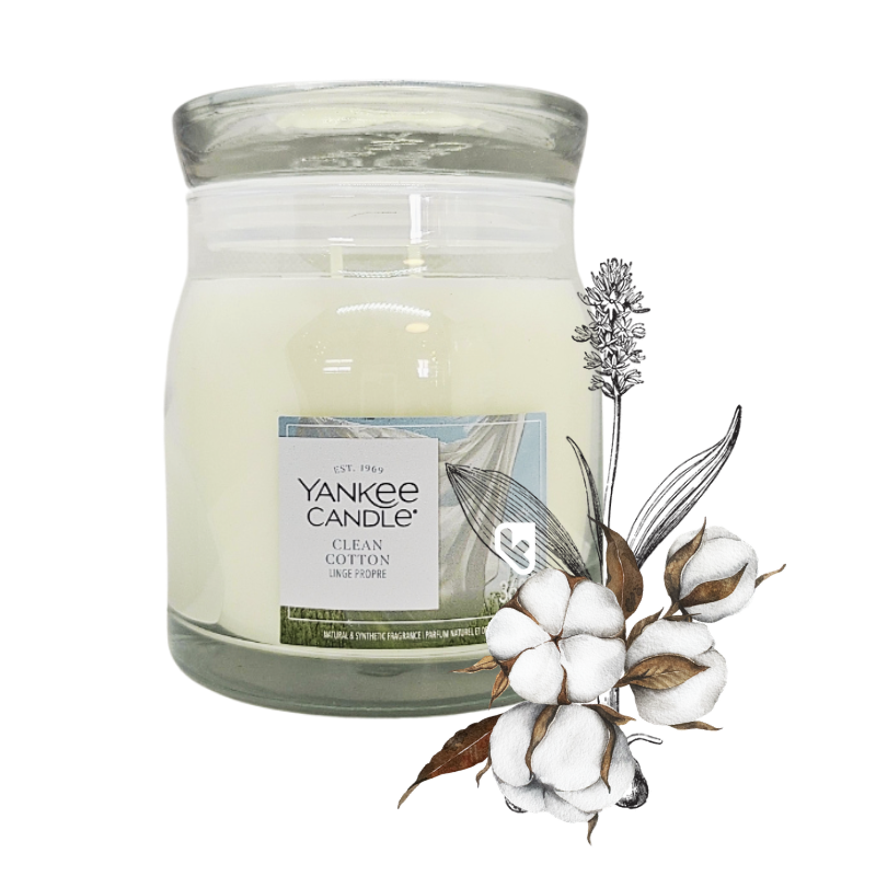COTON FRAIS - MOYENNE JARRE - YANKEE CANDLE