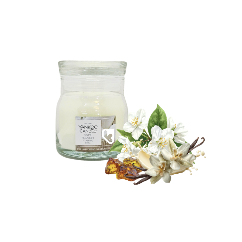 LA COUVERTURE DOUCE - PETITE JARRE - YANKEE CANDLE