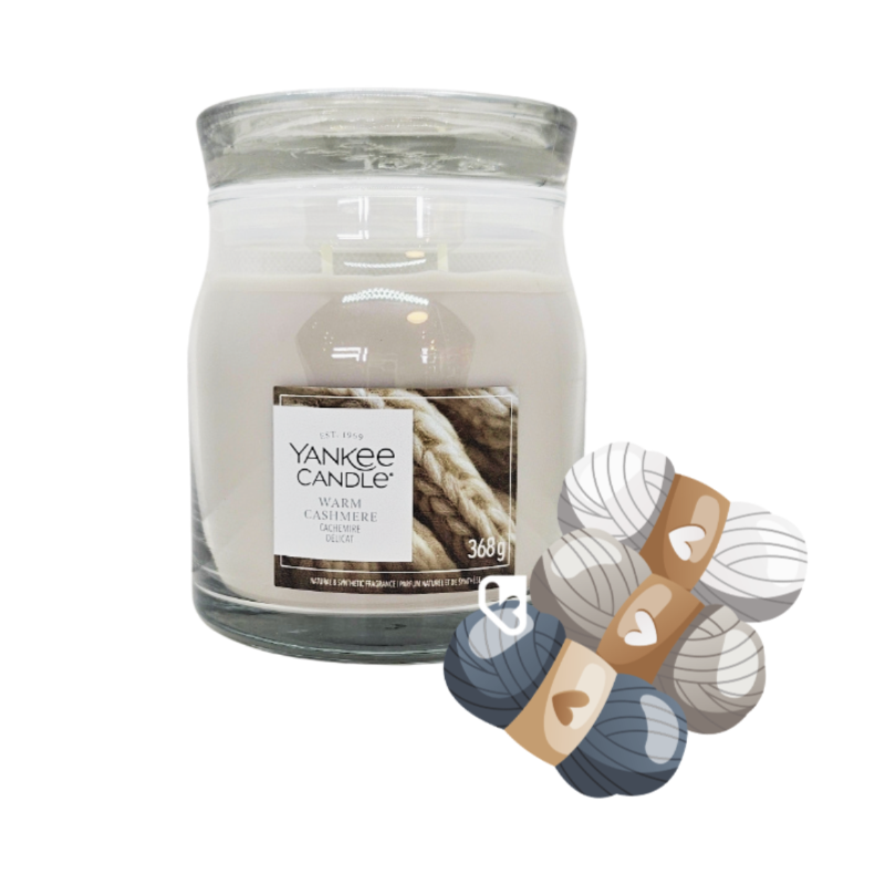 CACHEMIRE DELICAT - MOYENNE - YANKEE CANDLE