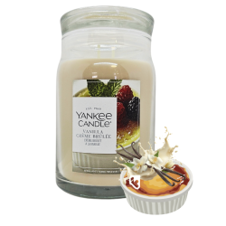 Crème brûlée à la vanille -...