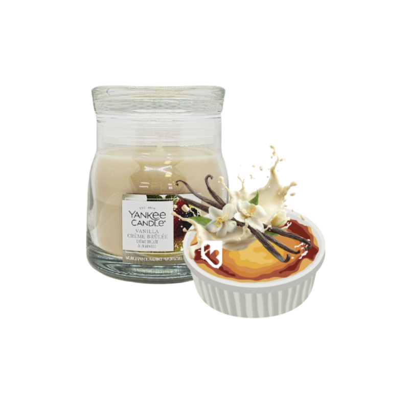 CRÈME BRÛLÉE À LA VANILLE - PETITE JARRE - YANKEE CANDLE