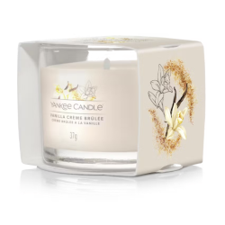 CRÈME BRÛLÉE À LA VANILLE - VOTIVE EN VERRE - YANKEE CANDLE
