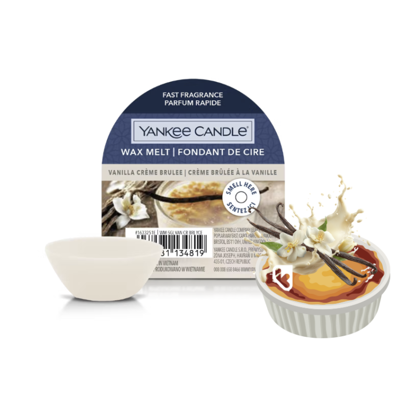 CRÈME BRÛLÉE À LA VANILLE - FONDANT DE CIRE - YANKEE CANDLE