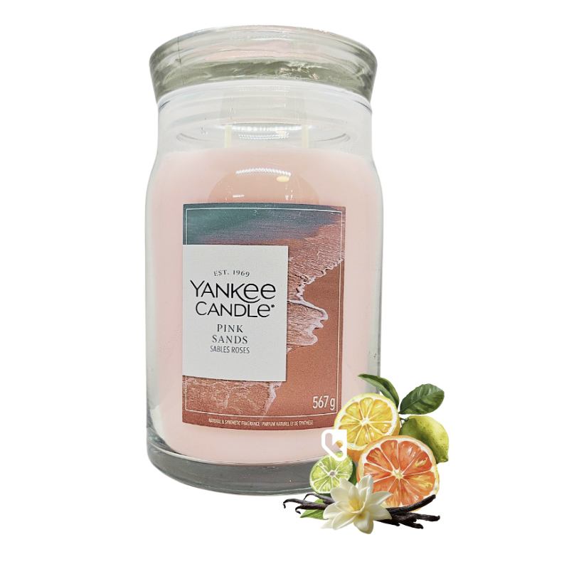 SABLES ROSES - GRANDE JARRE - YANKEE CANDLE