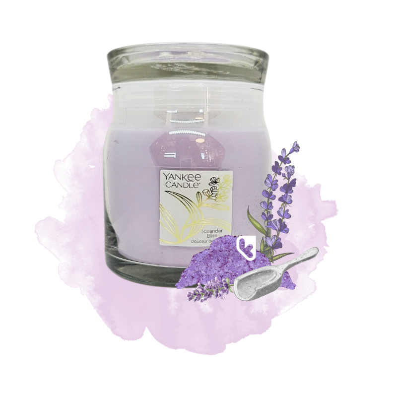 DOUCEUR DE LAVANDE - MOYENNE JARRE - YANKEE CANDLE