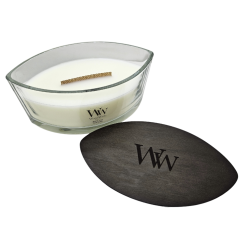 Teck blanc - Ellipse - Bougie WOODWICK