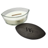 Teck blanc - Ellipse - Bougie WOODWICK