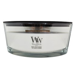 Thé blanc & Jasmin - Bougie Ellipse - WOODWICK