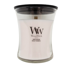 Rose poudrée - Bougie Moyenne Jarre - WOODWICK