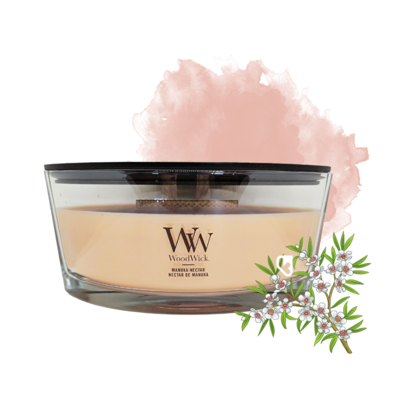 Nectar de Manuka - Bougie Ellipse - WOODWICK
