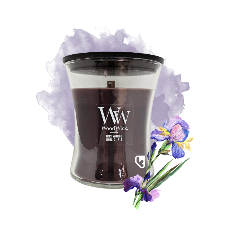Bois d'Iris - Bougie Moyenne Jarre - WOODWICK