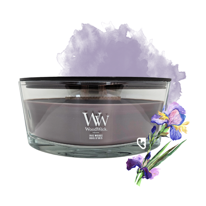 Bois d'Iris - Bougie Ellipse - WOODWICK