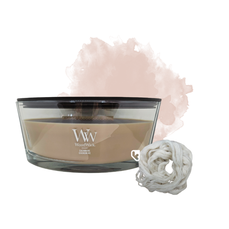 Cachemire - Ellipse - Bougie WOODWICK