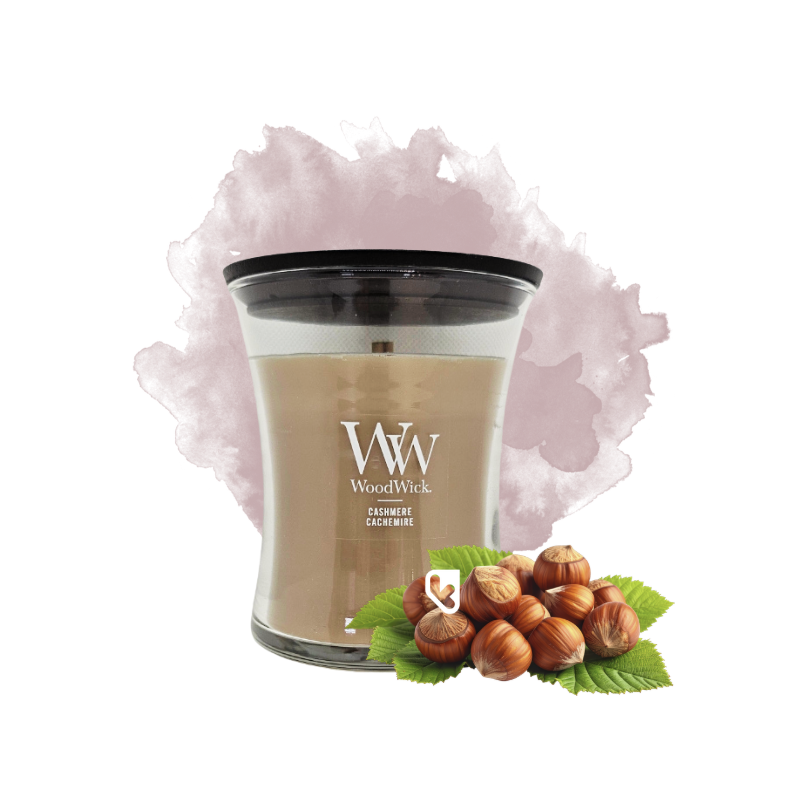 Noisette torréfiée - Bougie Moyenne Jarre - WOODWICK