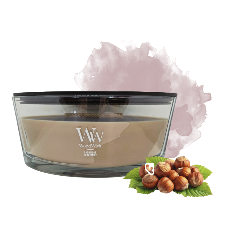 Noisette torréfiée - Bougie Ellipse - WOODWICK