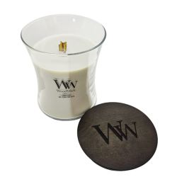 Au Coin du Feu - Bougie Moyenne Jarre - WOODWICK