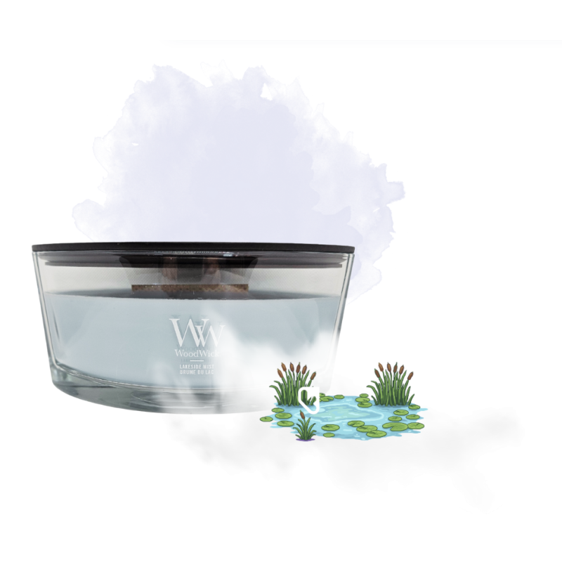 Brume du Lac - Bougie Ellipse - WOODWICK