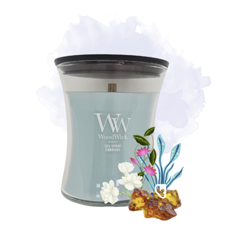 Embruns - Bougie Moyenne Jarre - WOODWICK