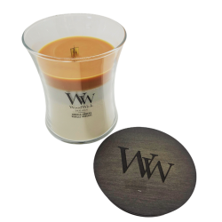 Vanille ardente - Bougie Moyenne Jarre Trilogy - WOODWICK