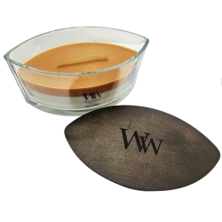 Vanille ardente - Bougie Ellipse Trilogy - WOODWICK