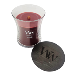 Cerise noire - Bougie Moyenne Jarre - WOODWICK