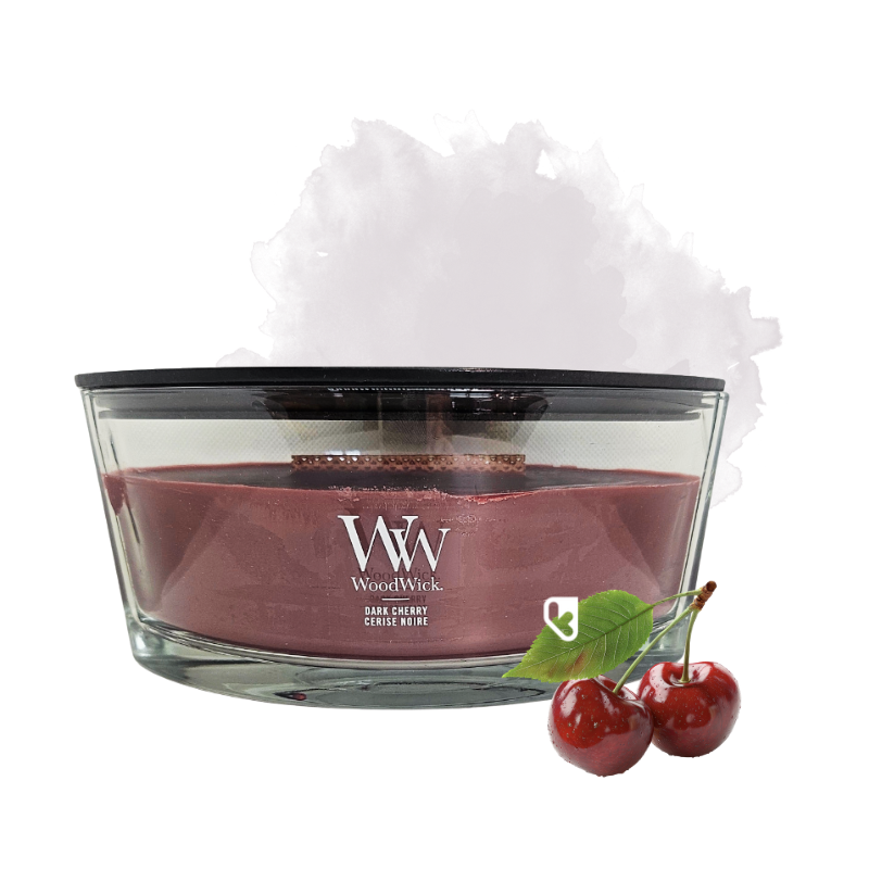 Cerise noire - Bougie Ellipse - WOODWICK