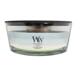 Rivage boisé - Bougie Ellipse TRILOGY - WOODWICK