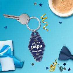 PORTE-CLÉS MOTEL - MEILLEUR PAPA DU MONDE
