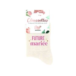 Chaussettes à paillettes - Future Mariée