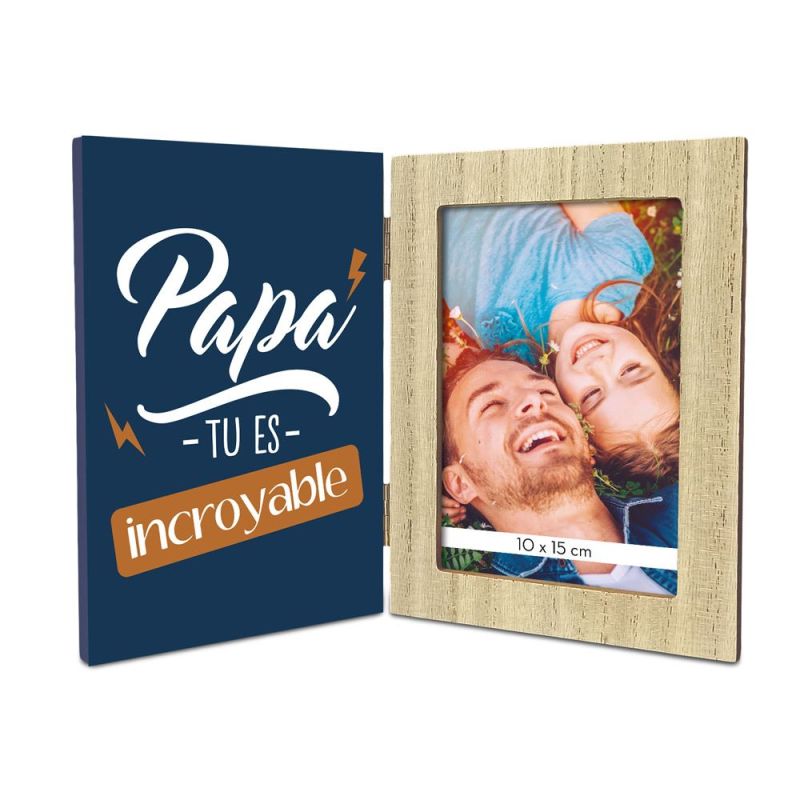 Cadre photo double - Meilleur Papa