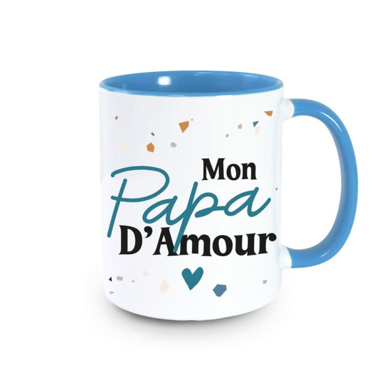 Mug bleu - Mon Papa d'amour