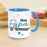 Mug bleu - Mon Papa d'amour