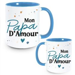 Mug bleu - Mon Papa d'amour