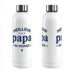 Gourde isotherme Large - Meilleur Papa du Monde