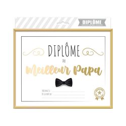 Cadre Diplôme - Meilleur Papa