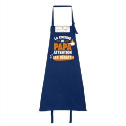Tablier de cuisine - La Cuisine de Papa, attention les dégâts !