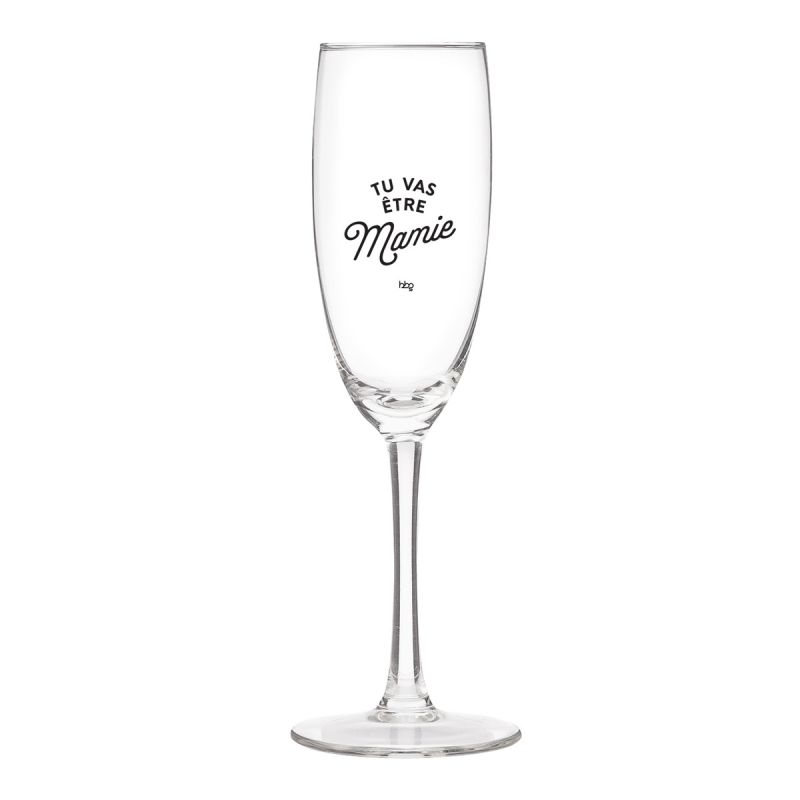 FLÛTE CHAMPAGNE - TU VAS ÊTRE MAMIE - BUBBLEGUM