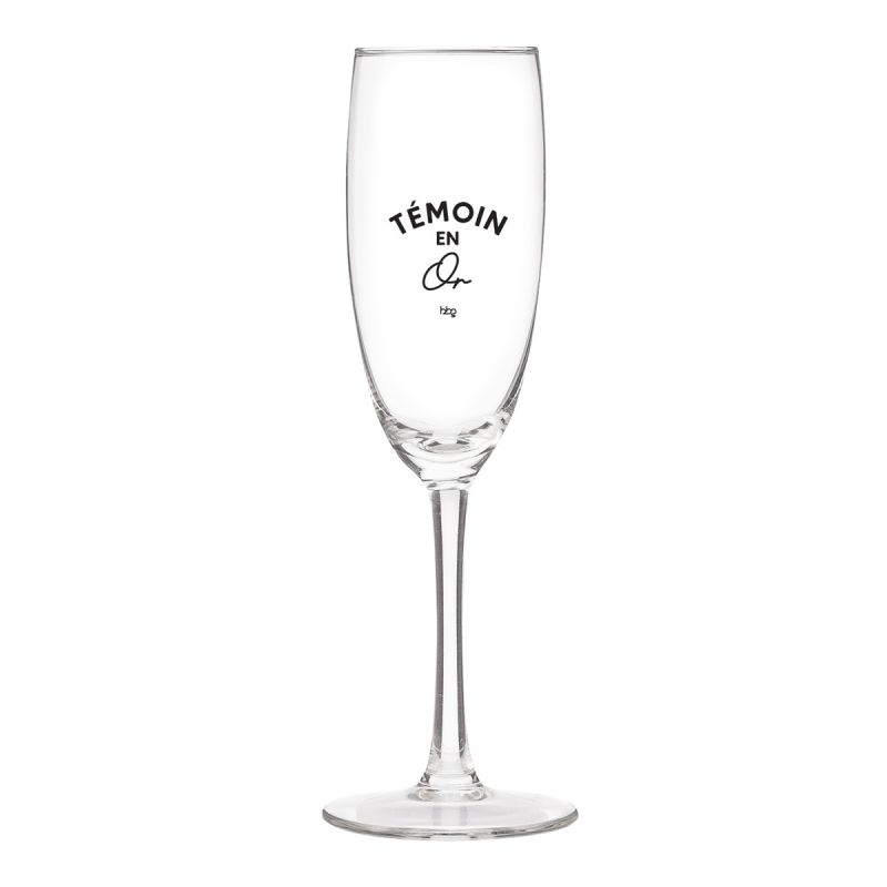 Flûte à Champagne - Témoin en Or - BUBBLEGUM