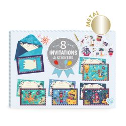 CARTES D'INVITATION - TOUS À BORD - DJECO